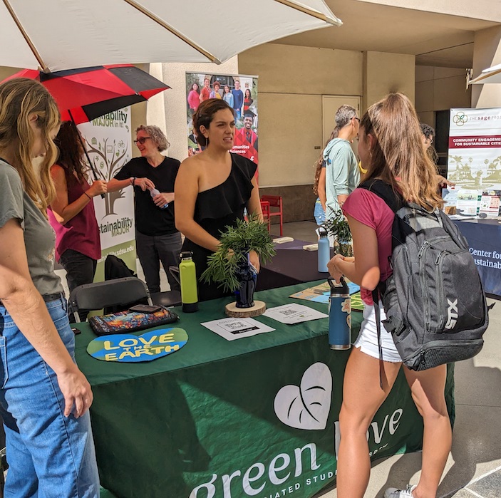 Green Love table