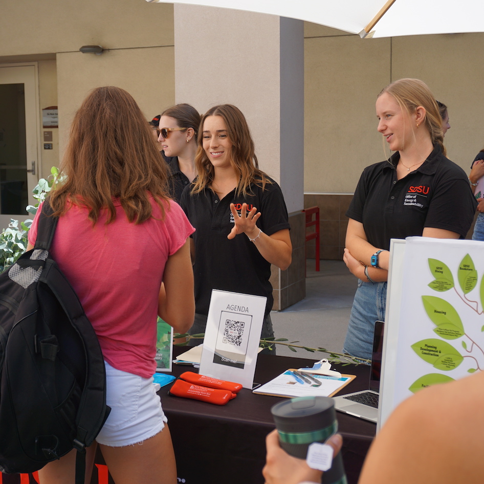 OES Interns Tabling