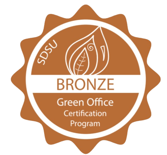 Bronze Green Office Badge